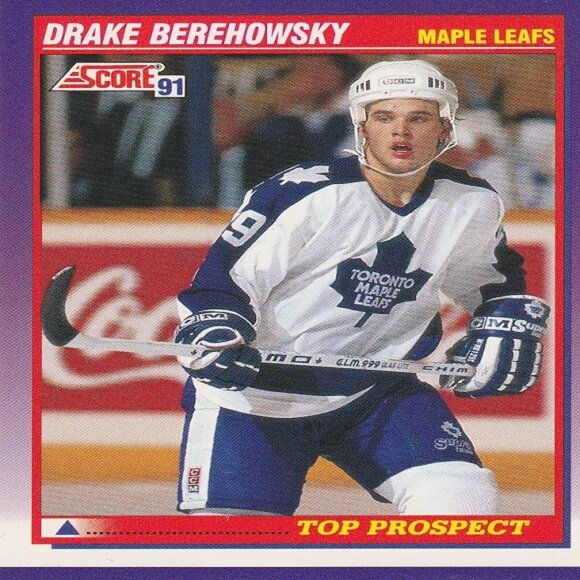 Drake Berehowsky Toronto Maple Leafs Hockey Card Collection - 2 Card Set - Picture 2 of 3